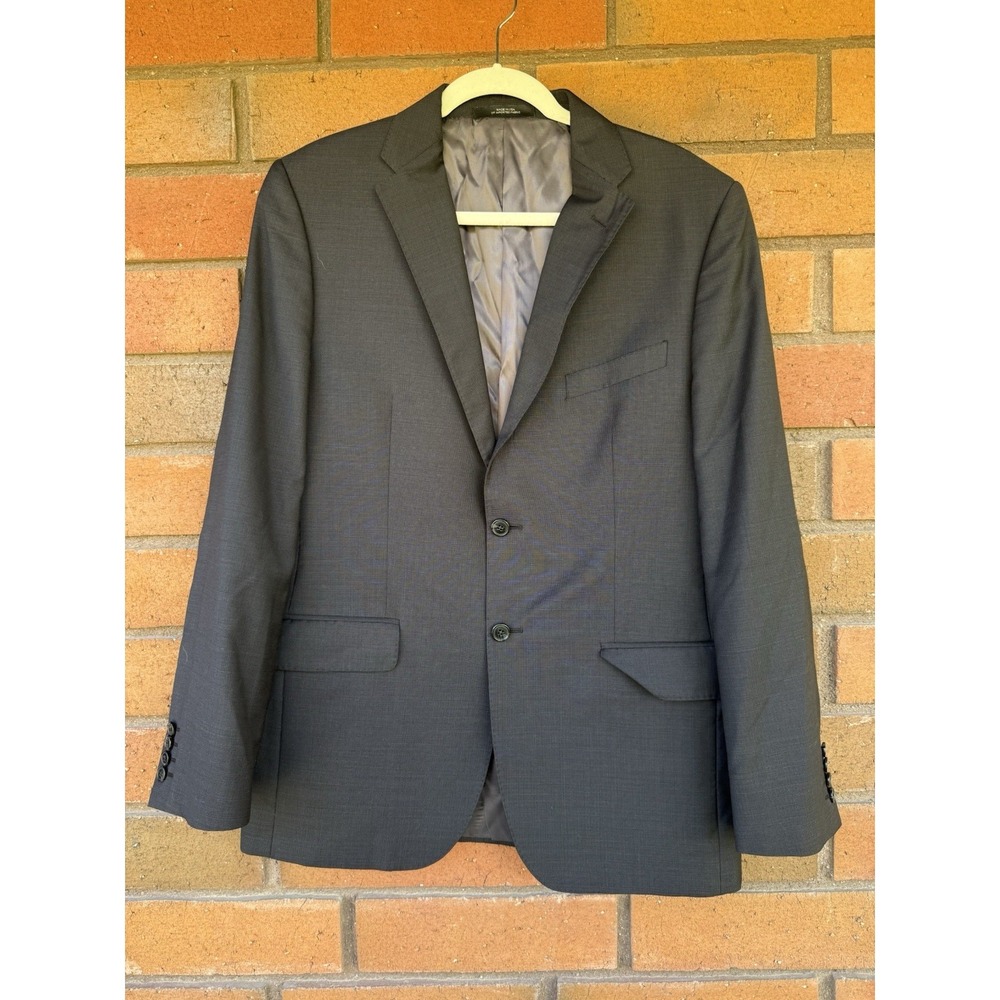 Saks 5th Ave Ermenegildo Zegna Cloth Blazer Italy Wool Sport Coat | Gray | 40R